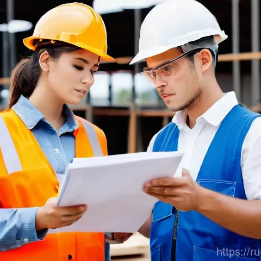 건축 시공 관련 경력 쌓기 팁 - **Prompt 1: Aspiring Construction Apprentice on Site**
"A young, enthusiastic male or female, ap...